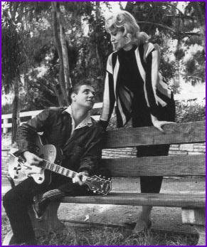 Sharon Sheeley and Eddie Cochran