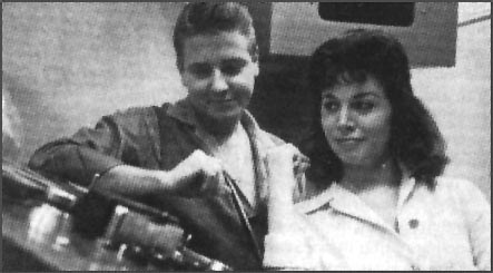 Sharon Sheeley and Eddie Cochran